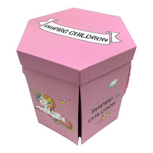 بوكس التلوين السداسي للاطفال 83 قطعة بناتي