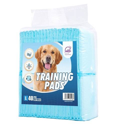 نجوم القمة وسائد امتصاص ارضية للحيوانات الاليفة 60×60سم لارج 40حبة