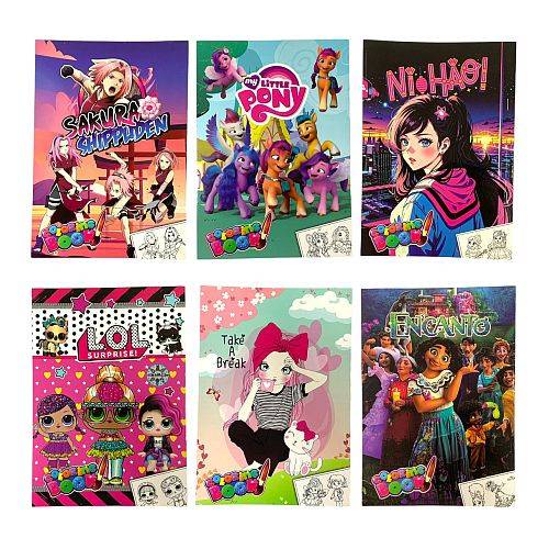 دفاتر تلوين بناتية موديلات متنوعة