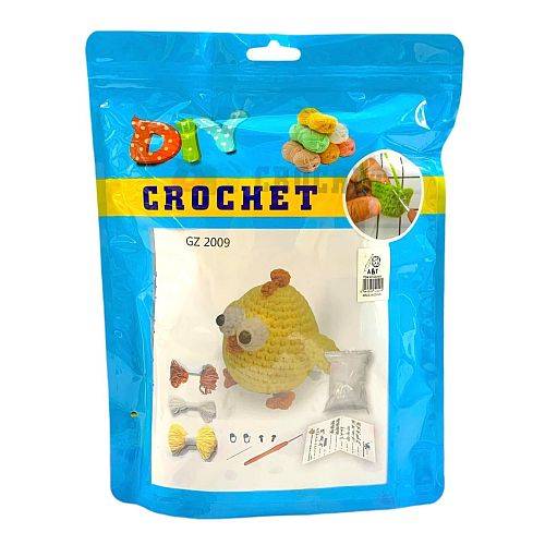 مجموعة كروشيه مع فيديو توضيحي شكل كتكوت