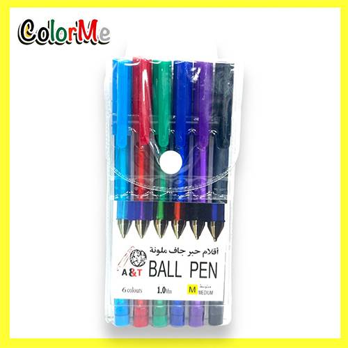 اقلام حبر ملونة 6 لون كولور مي