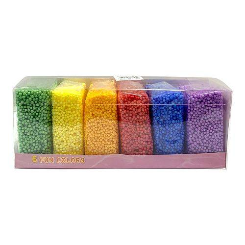 مجموعة طين حبيبات 6 لون حجم صغير