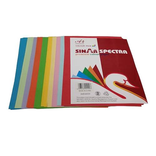 ورق ملون 100ورقة 10الوان