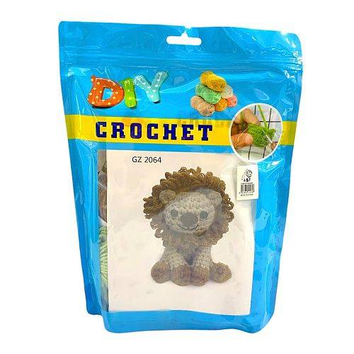 مجموعة كروشيه مع فيديو توضيحي شكل اسد