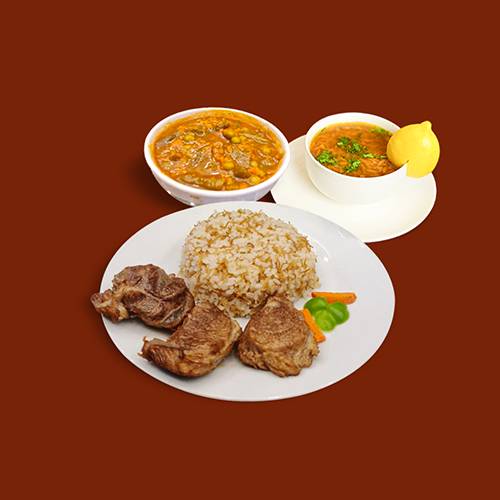 لحم محمر مع الخضار