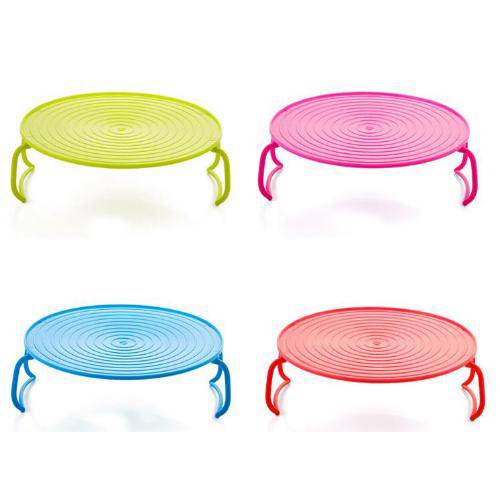 حامل اطباق للميكروويف متعدد الالوان