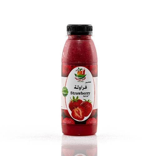 عصير فراولة طبيعي