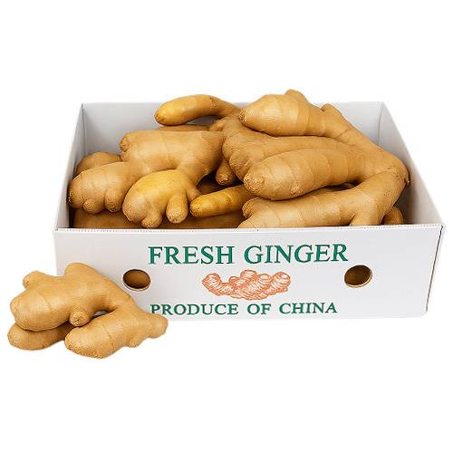 زنجبيل صيني طازج كرتون 3كجم تقريباً