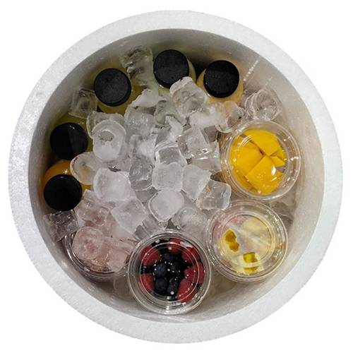 ايس بوكس فواكة مقطعة وعصائر مينى