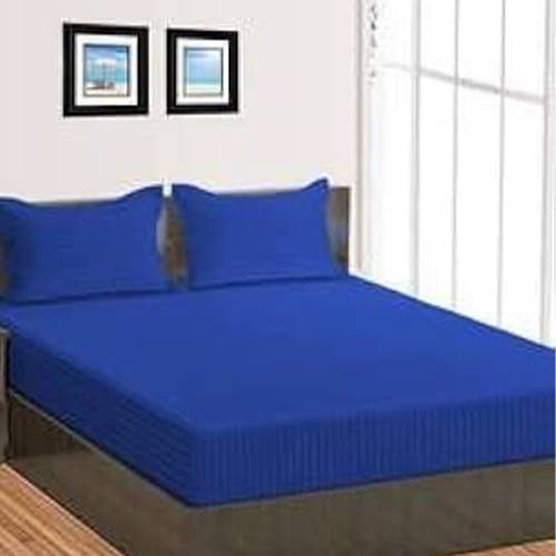 ملاءة سرير مفردة نشطة مقاس 120×200سم ازرق داكن موديل رقم.P308