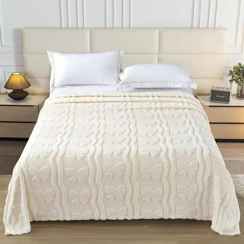 بطانية مريحة وفاخرة ونشطة 200X230سم ابيض موديل رقم.K2195