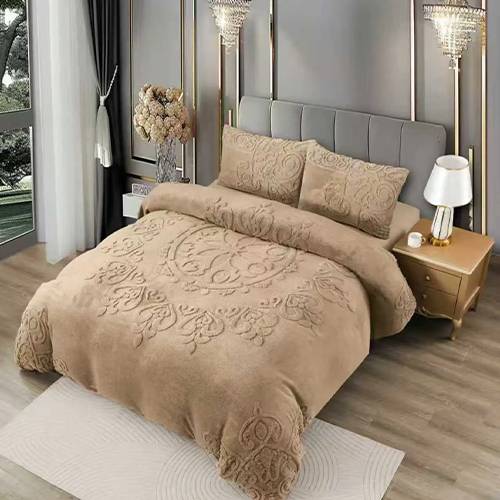 طقم لحاف شتوي بيج موديل رقم.K2006