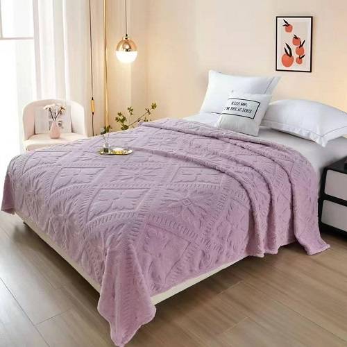 بطانية مريحة وفاخرة ونشطة 200x230سم بنفسجى موديل رقم.K1932