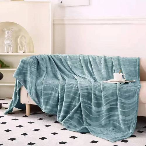 اكتيف بطانية فاخرة ومريحة 200x230سم ازرق موديل رقم.K2199