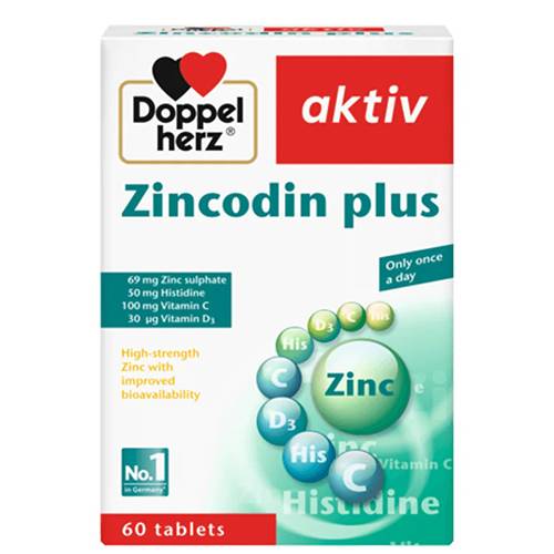 دوبل هيرتز زينكودين بلس 60قرص