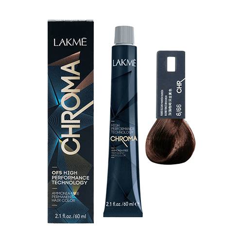لاكمي كروما 6/66 صبغة شعر دائمة بدرجة اشقر غامق كستنائي لون دافئ غني بمظهر بني فاتح 60مل اشترِ1 واحصل على 1مجانًا