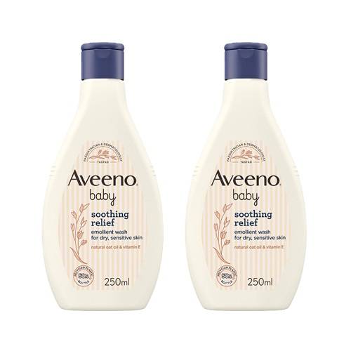 افينو بيبي غسول مهدى وملطف للبشرة الجافة والحساسة 250مل 2حبة