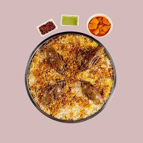 صينية مجبوس حمام محشي ارز