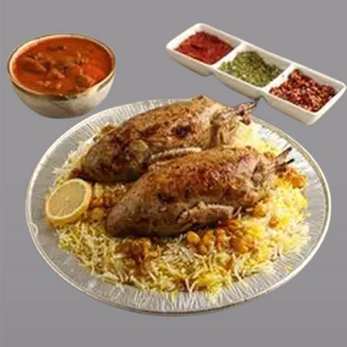 حمام بخلطة الارز المصري وارز المجبوس 2قطعه