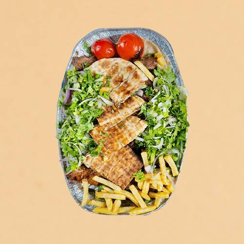 صينية مشويات تكفي لشخص واحد