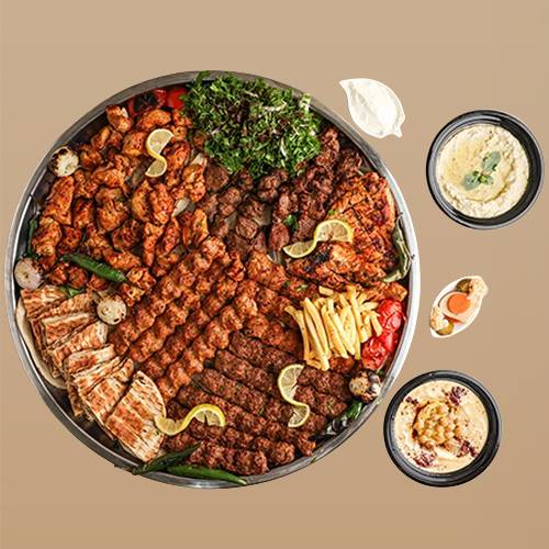 صينينة مشويات مشكله تكفي من 3الى4 اشخاص