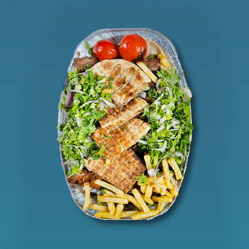 صينية مشويات تكفي لشخص واحد