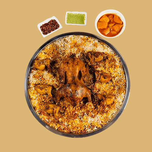 صينية سمان وبط