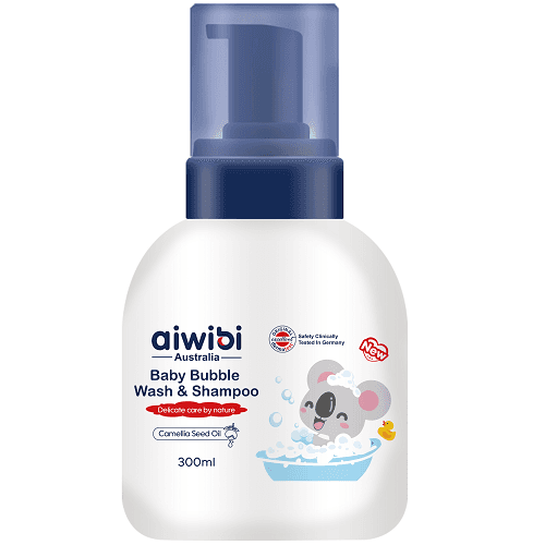 اي ويبي غسول فقاعات وشامبو للاطفال 300مل