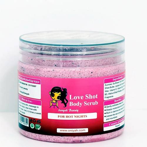 لوف شوت سنفرة الجسم