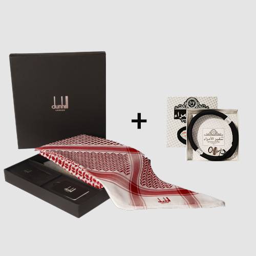 دانهيل شماغ احمر + عقال هدية 