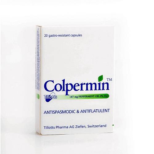 كولبيرمين 187مجم لعلاج اضطرابات الجهاز الهضمي زىت النعناع 20كبسولة