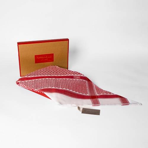 بروجيه شماغ الاصلي احمر