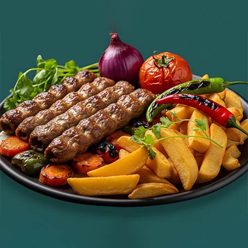 ماعون كباب 4 سيخ