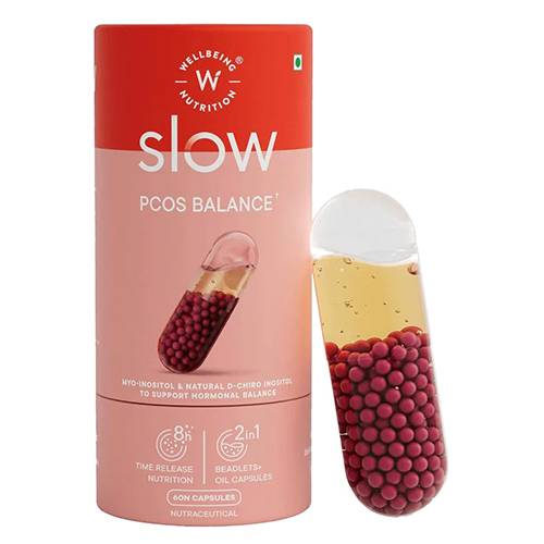 ويلبينج نيوتريشن سلو لتوازن متلازمة تكيس المبايض 60كبسولة