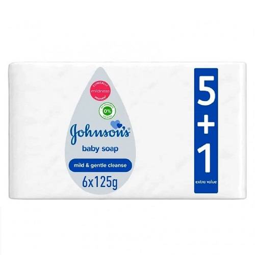 جونسون صابون منعش للاطفال 125جم 6حبة