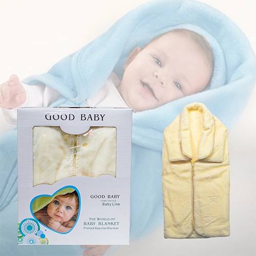 كيس بطانية للاطفال اصفر موديل رقم.CHBLKT3