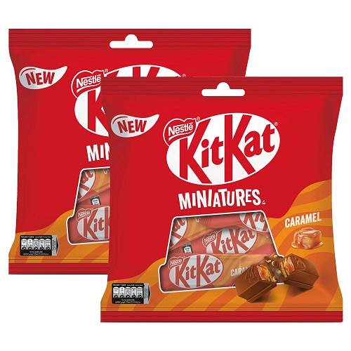 كيت كات مينيتشرز شوكولاتة بالكراميل 110جم 2حبة