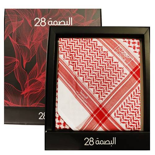 البصمة28 شماغ البسام احمر