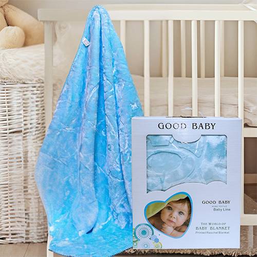 كيس بطانية للاطفال موديل ازرق رقم.CHBLKT2