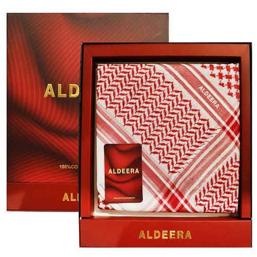 الديرة شماغ احمر