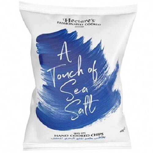 هيكترز رقائق شيبس بالملح البحري المخفف 40جم