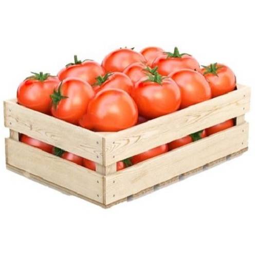 طماطم كويتي فاخرة صندوق خشب 7كجم
