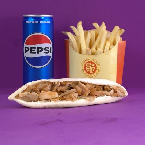 وجبة صمون مباركية دجاج