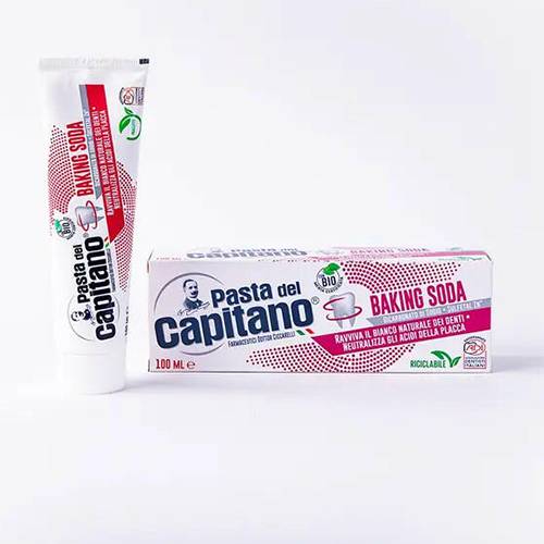 باستا ديل كابيتانو معجون اسنان بيكنج صودا 100مل