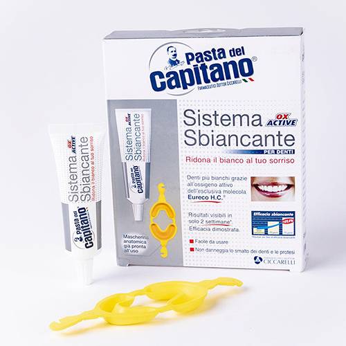 باستا ديل كابيتانو اوه اكس اكتيف نظام التبييض النشط