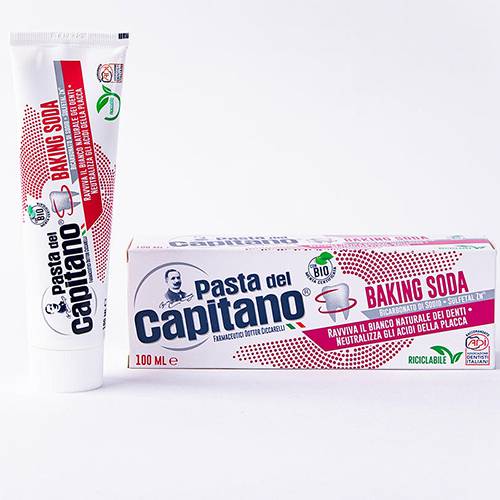 باستا ديل كابيتانو معجون اسنان بيكنج صودا 75مل