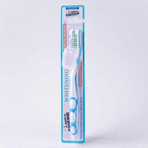 باستا ديل كابيتانو فرشاة اسنان للتبييض المتوسط