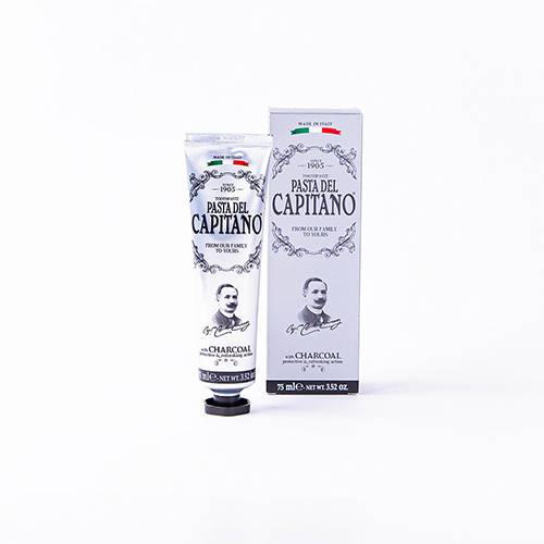 باستا ديل كابيتانو معجون اسنان بالفحم 75مل