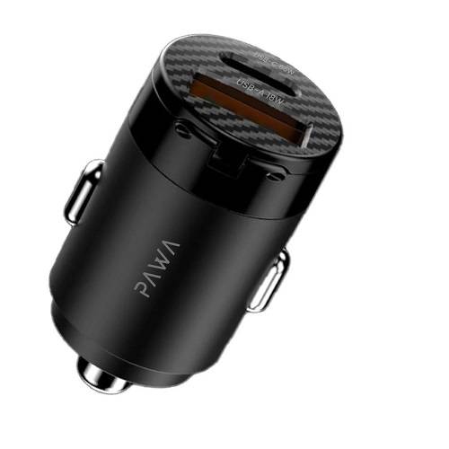 باوا شاحن سيارة سوبر ميني PD مع منفذ QC