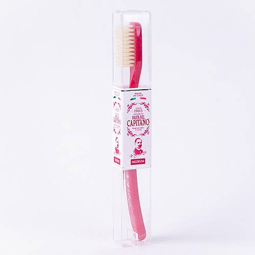 باستا ديل كابيتانو الفرشاة الخاصة من كابيتانو الكلاسيكيه من شعيرات التاينكس احمر
